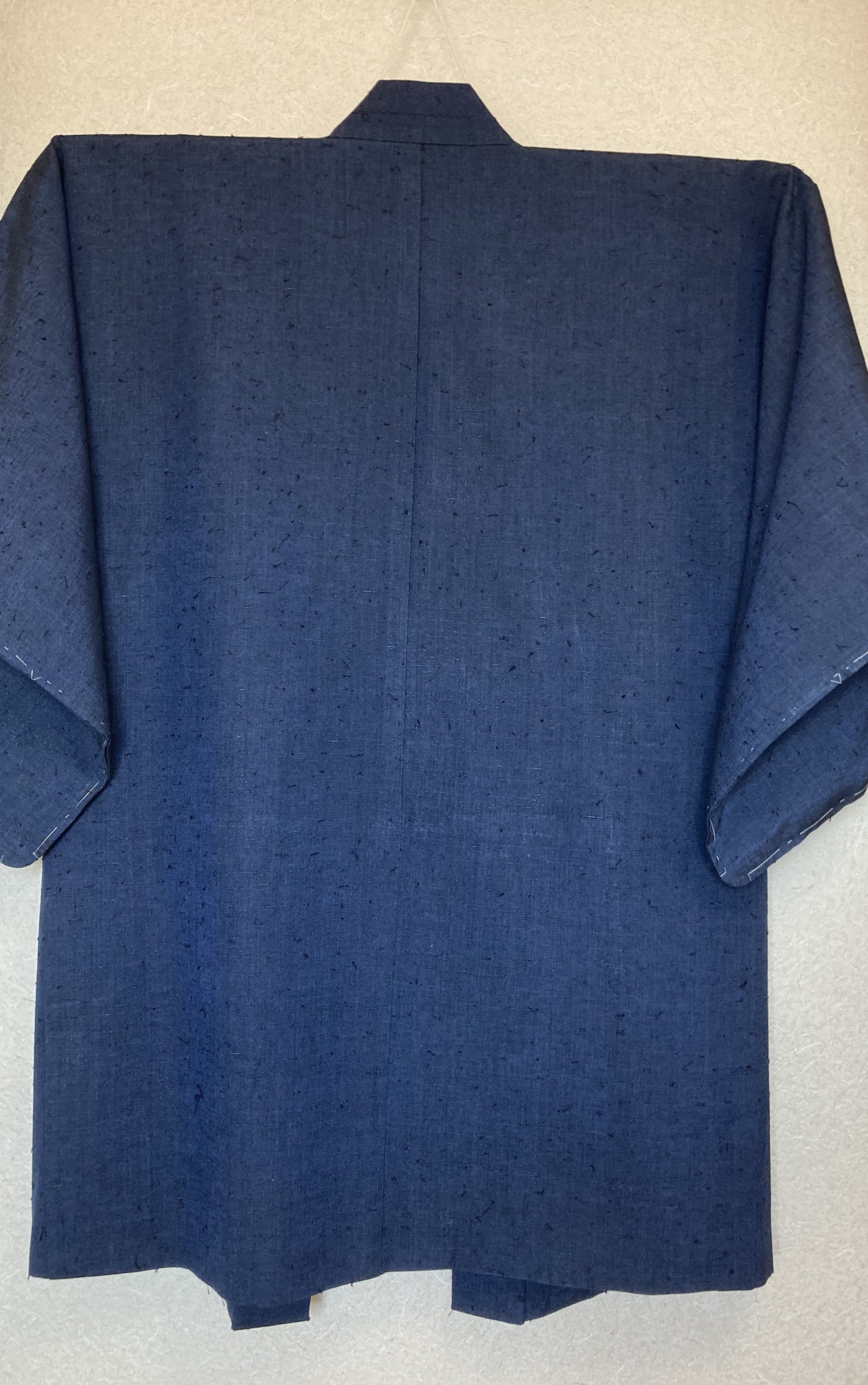 Luxurious Mens Dark Blue Silk Kimono Jacket Natures / Large | Etsy