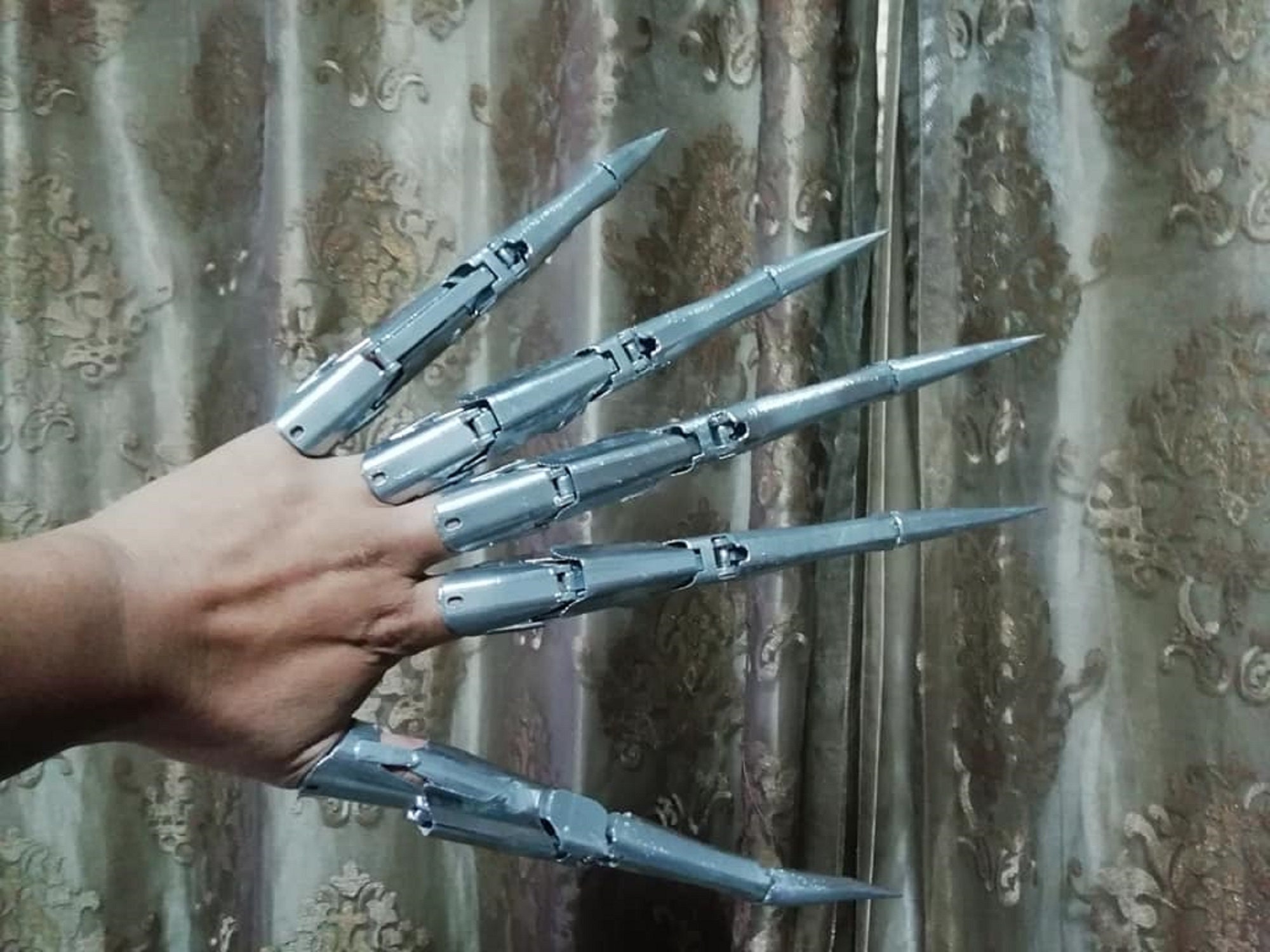 New Design Articulated Bone Fingers Single hand/ Color White Etsy