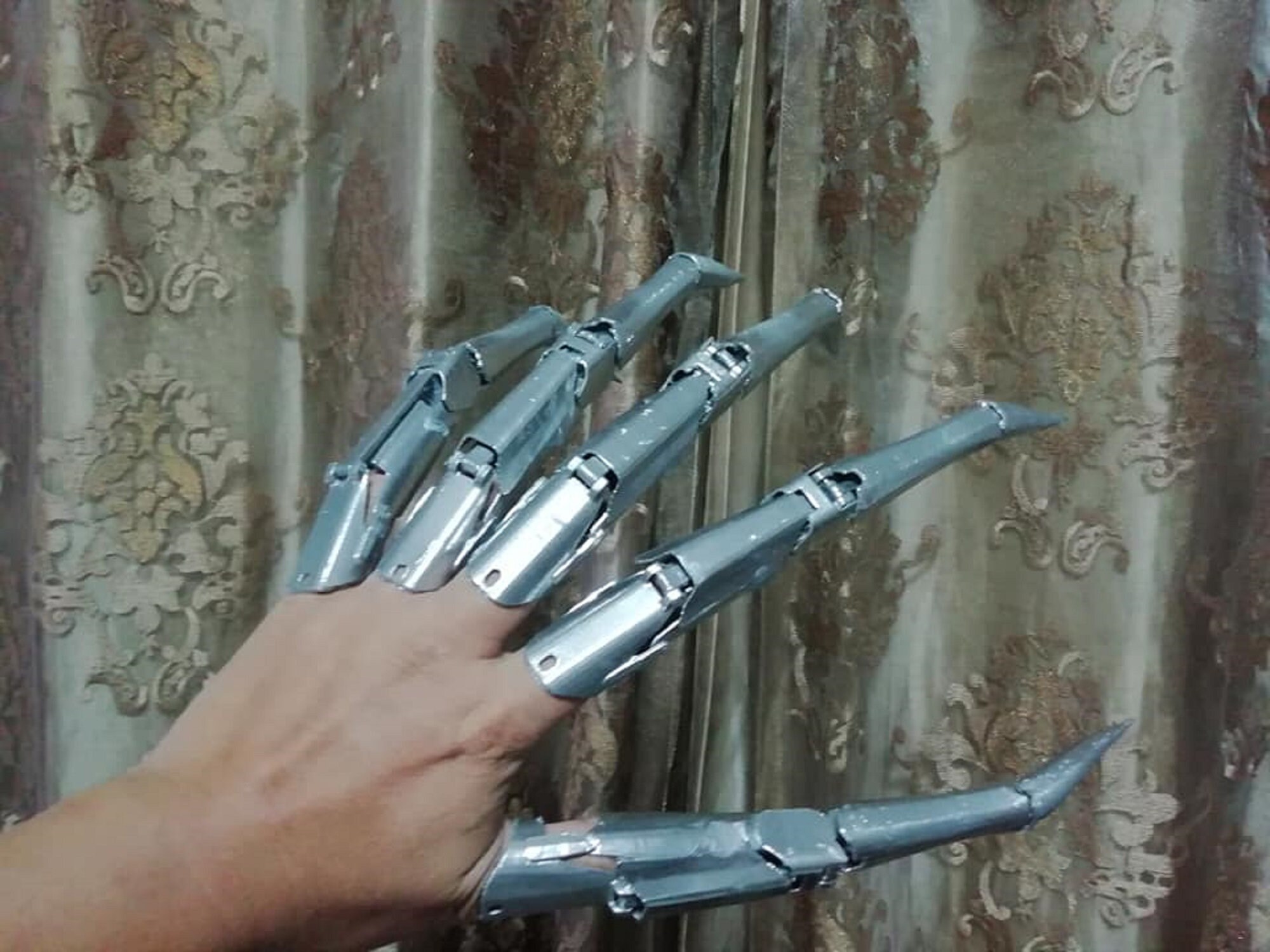 New Design Articulated Bone Fingers Single hand/ Color White Etsy