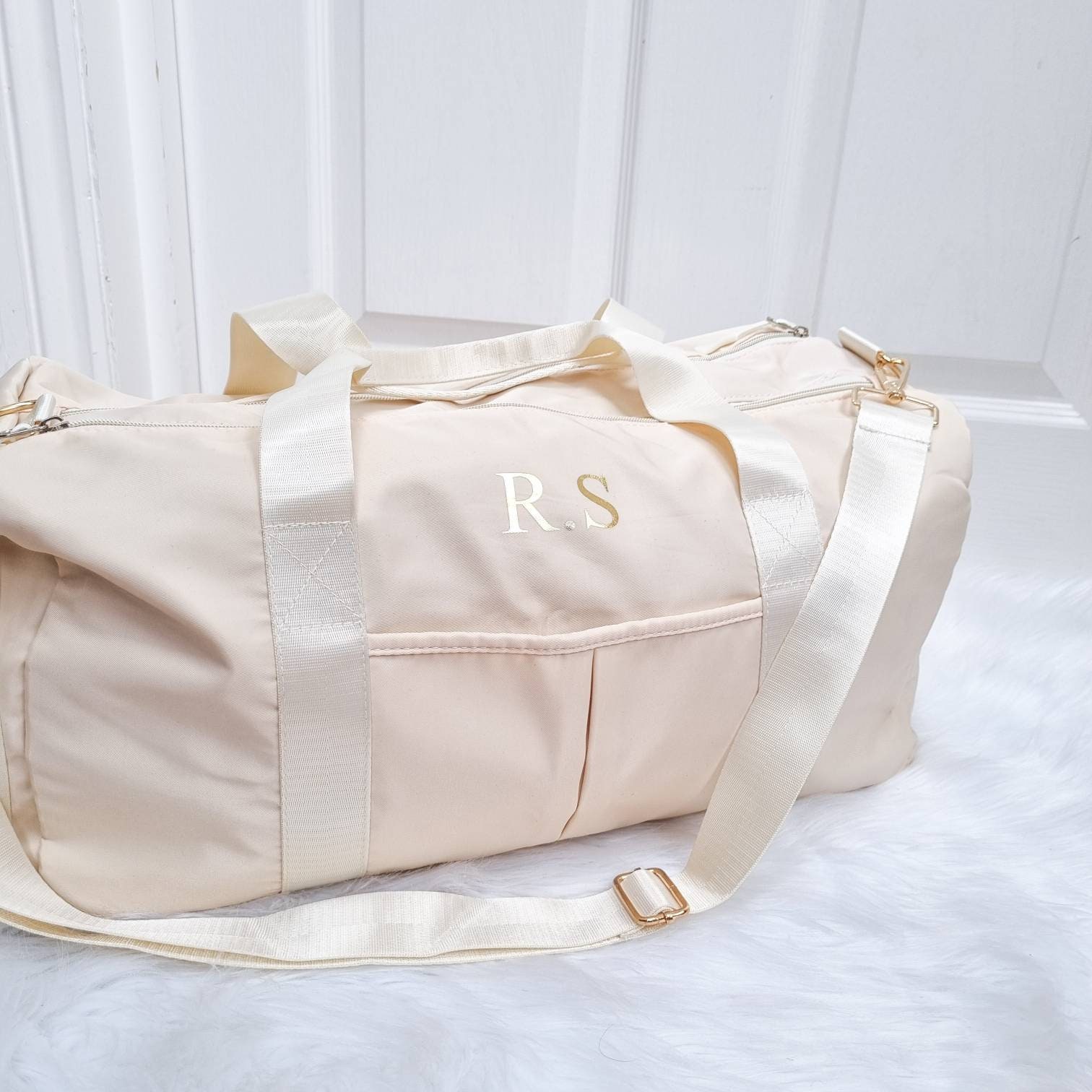 personalised over night bag