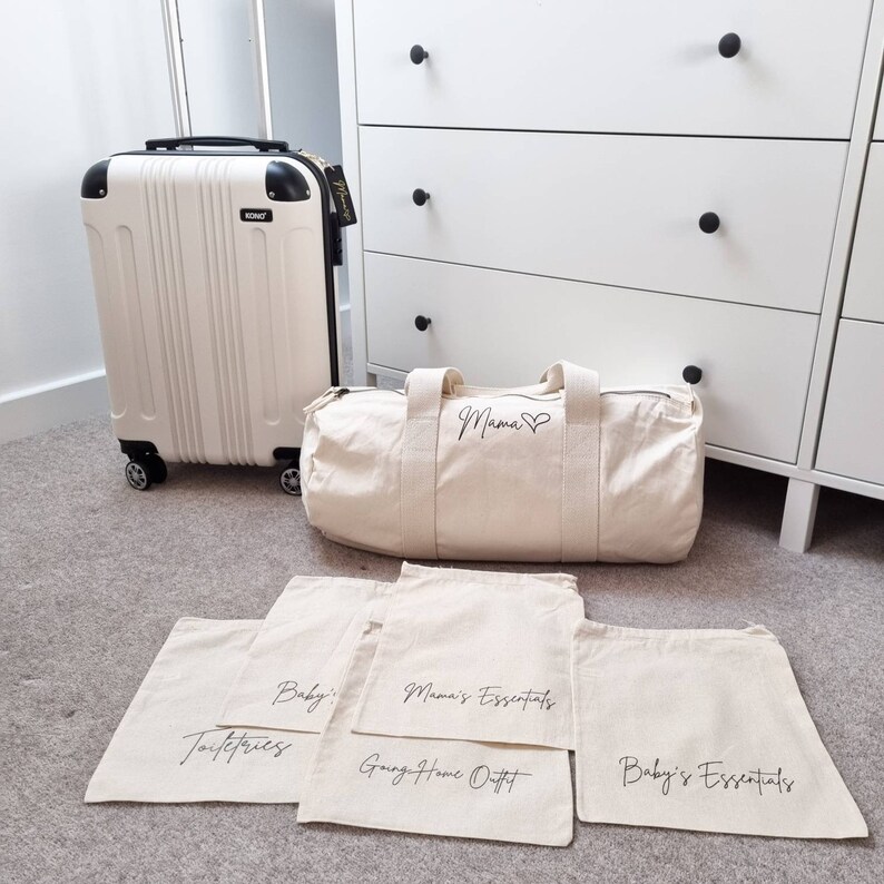 Hospital Bag Baby Bag Hospital Suitcase Large Hospital Baby Etsy UK