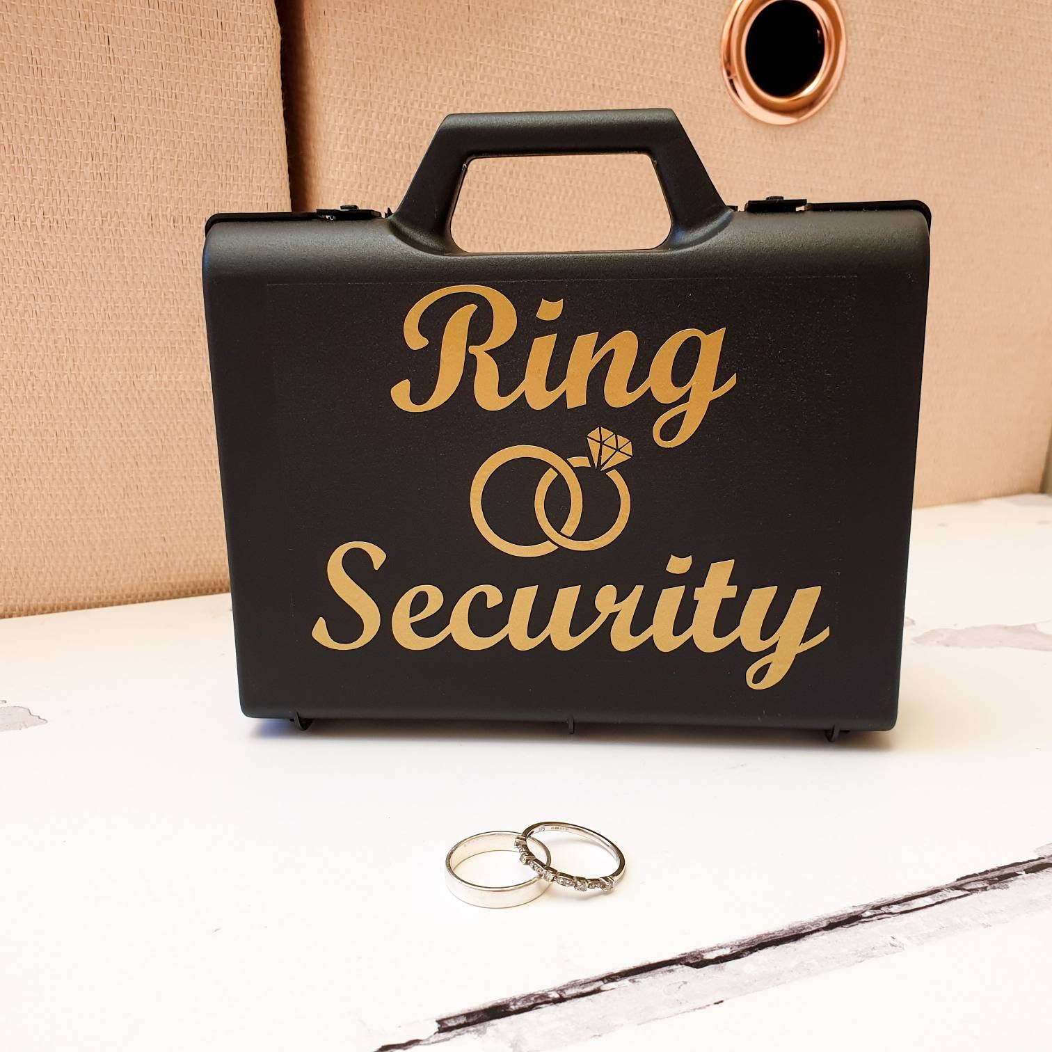 Ring Security Box Ring Bearer Case Page Boy Briefcase Etsy UK