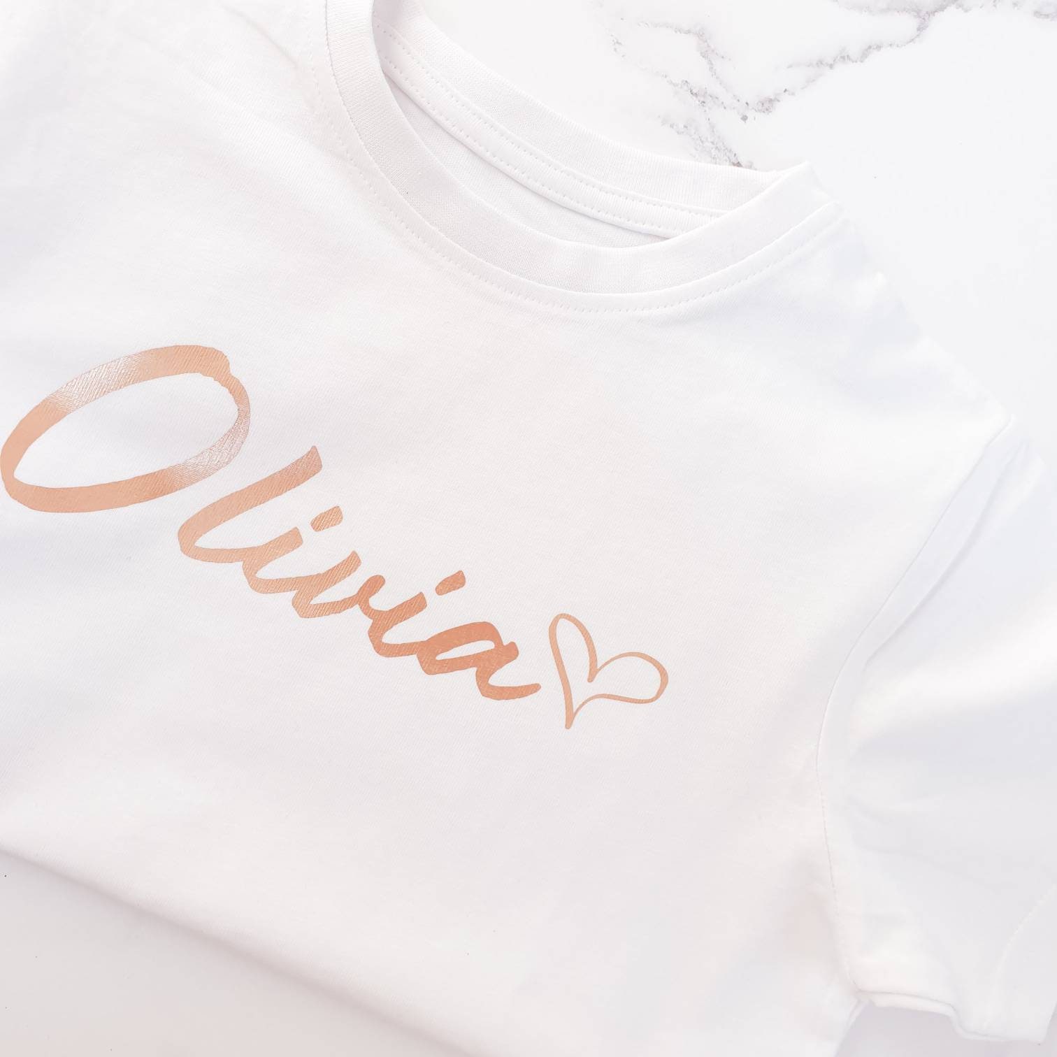 Kids personalised name tshirt girls name top childrens Etsy