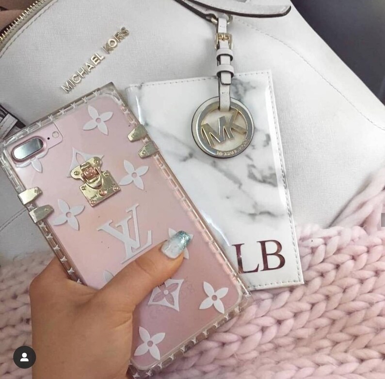 Personalised marble passport covers rose gold monogram Etsy