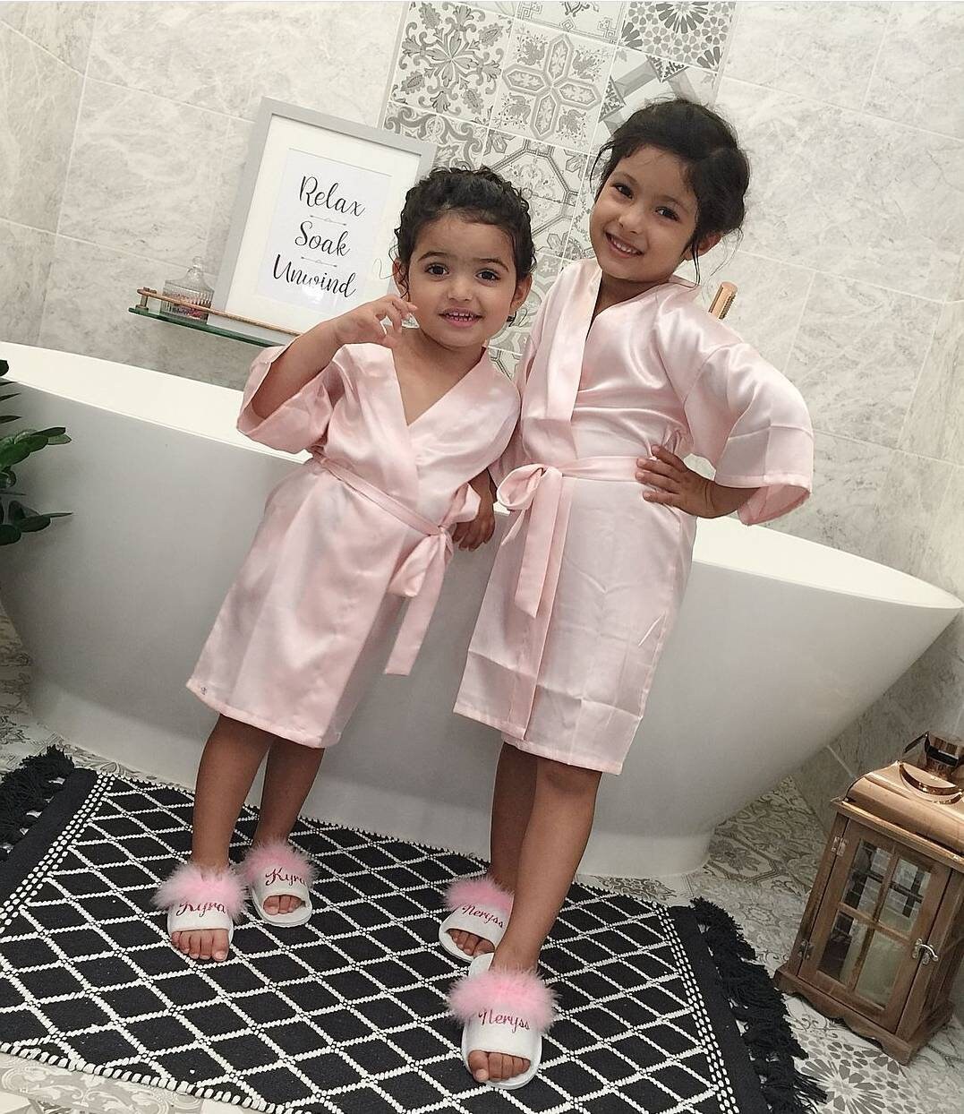 Childrens bridesmaid cheap dressing gown