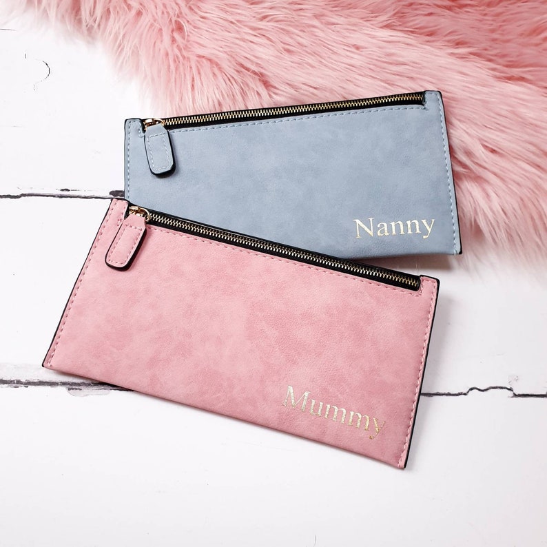 Personalised Purse Gift for Mum Gift for Nanny Vegan Etsy UK