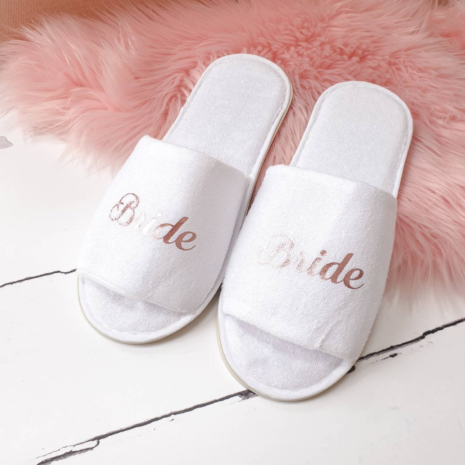 bridal party slippers