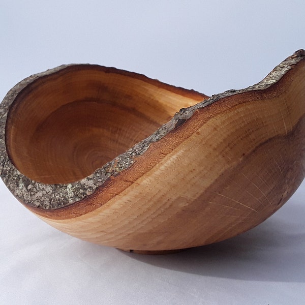 Bol en hêtre rustique, bol en bois, bois tourné, bol de fil, petit bol en bois, petit bol, anniversaire de mariage bois
