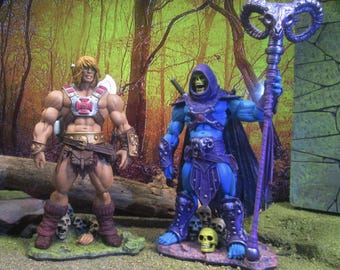 HE-MAN/SKELETOR set 1:12 scale custom figures Masters of the Universe / Masterverse