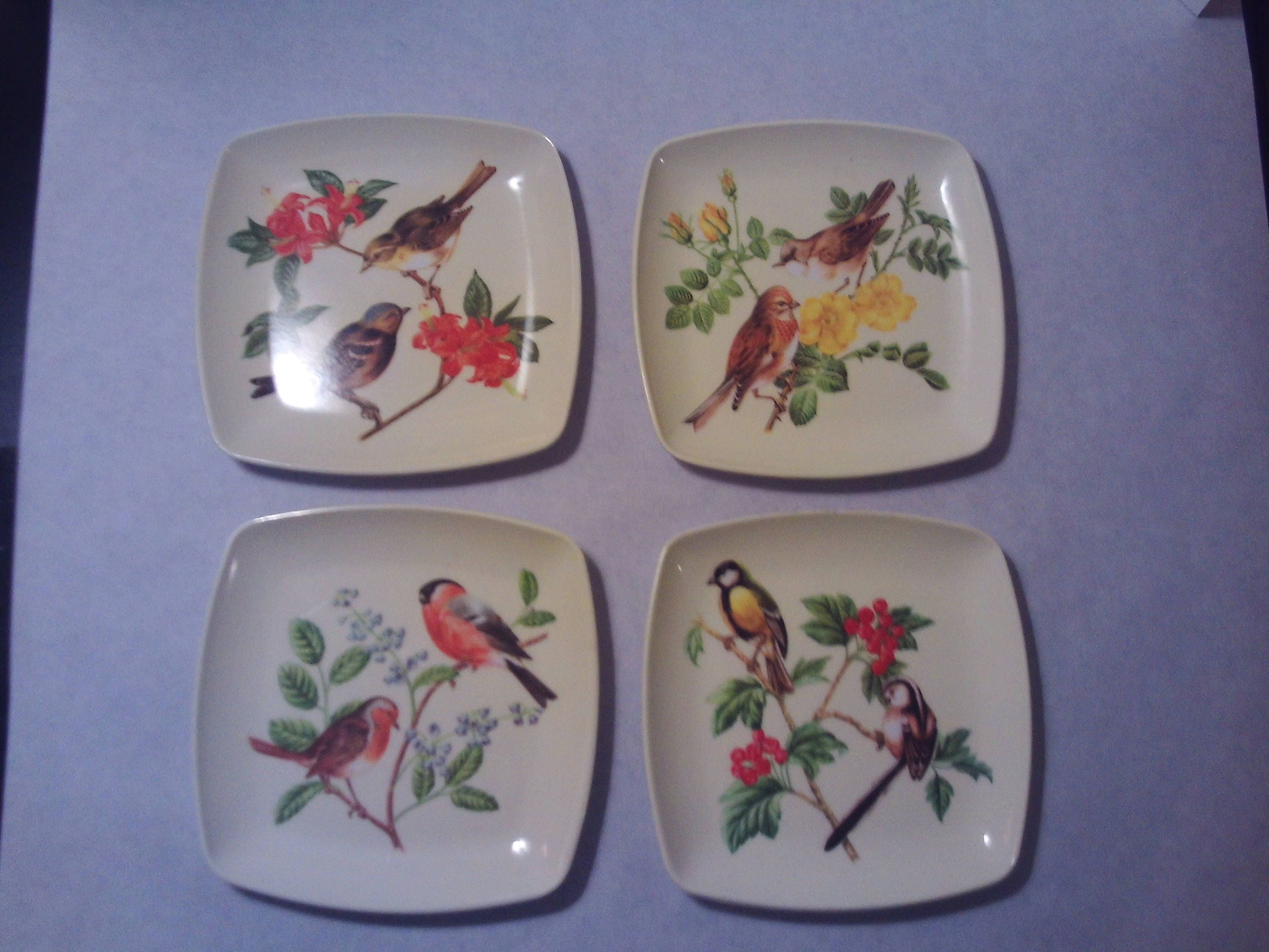 DECORATIVE CRAFTS INC Italy Square Plastic Serving Trays Etsy