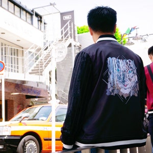Satin Bomber Jacket