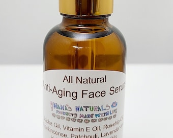 Face Serum, All Natural Anti-aging Face Serum, Facial Moisturizer