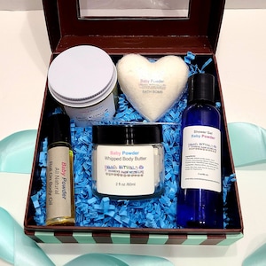 Gift Box, baby powder fresh spa gift box, aromatherapy gift box, spa gift set, baby powder fresh gift box, gift box for women