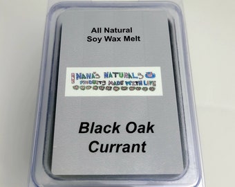 Black Oak Currant Soy Wax Melt: Natural Scented Wax Tart