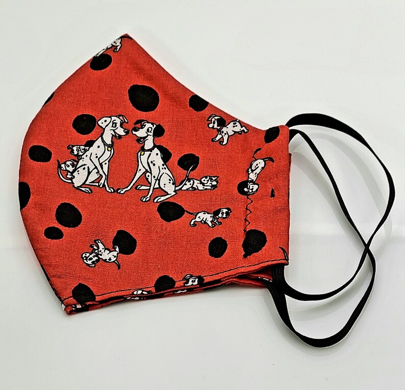 101 Dalmatians Face Mask 100% Cotton Face Mask Washable Face | Etsy
