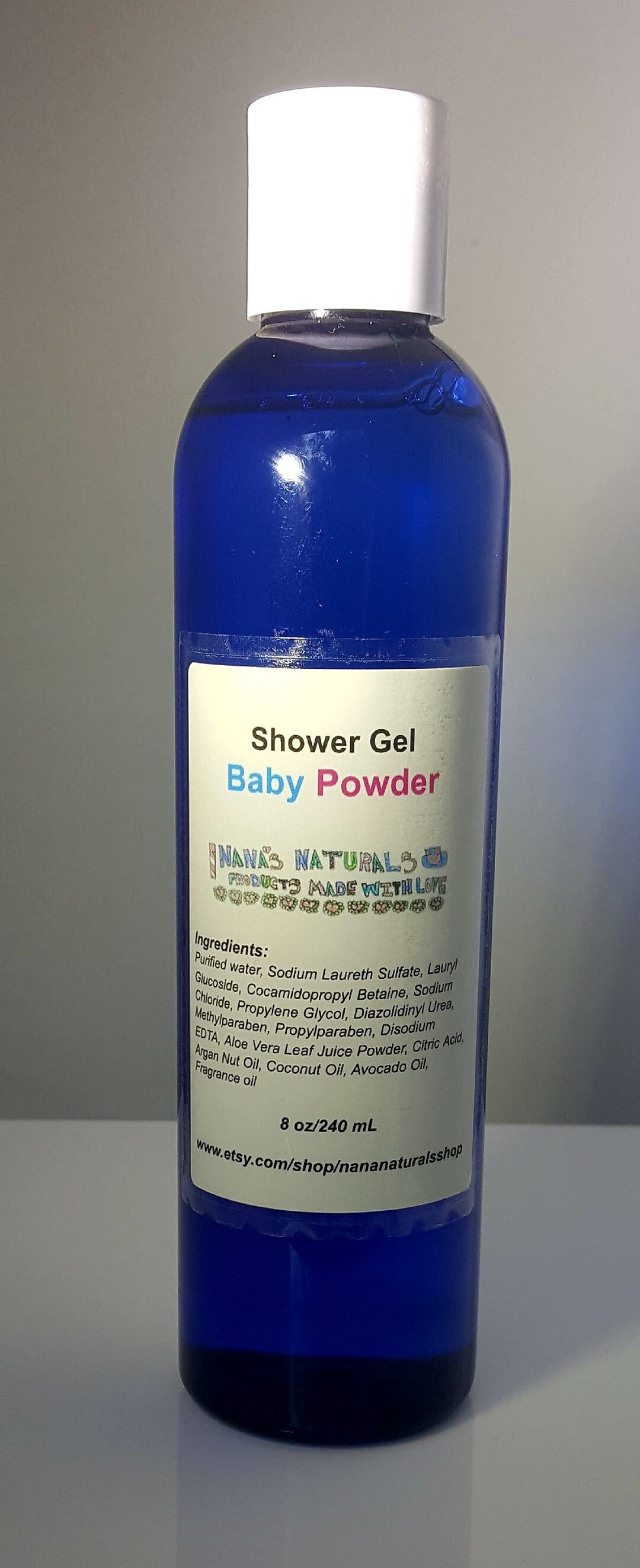 Baby Powder Fresh Shower Gel All Natural Shower Gel Shower Etsy