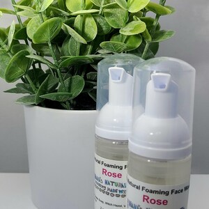 Foaming Face Wash, Rose, Foaming Face Cleanser, Natural Face Cleanser ...