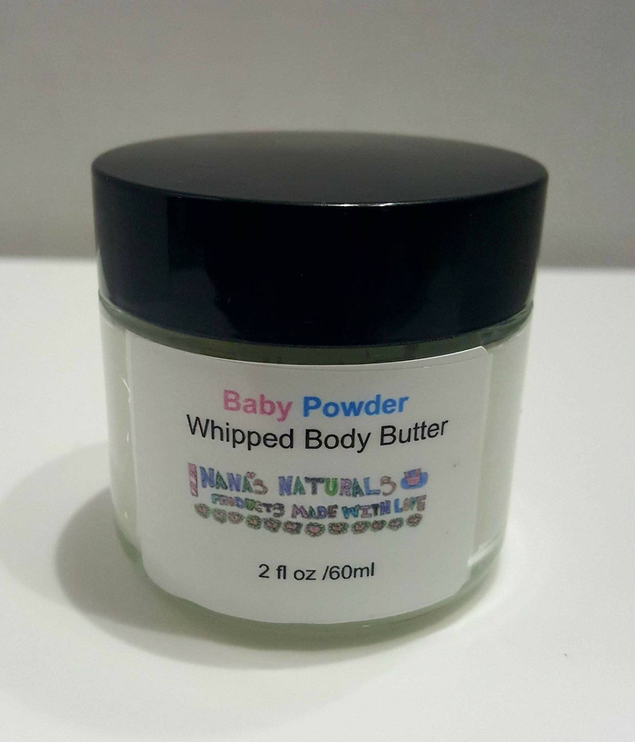 Body Butter Baby Powder 2 4 or 8 oz Baby Powder Whipped Etsy