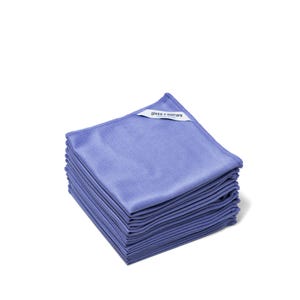 Microfiber Cleaning Cloths: Glass Cleaning Cloth + Mirrors Cloth (Bulk-Pack) Eco-Friendly Cleaning | Zero Waste