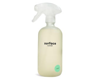 Oberflächenreiniger (Glasflasche) - Natürlicher Allzweckreiniger (16oz) | Umweltfreundliche Reinigung - Yogamatten-Sprühreiniger
