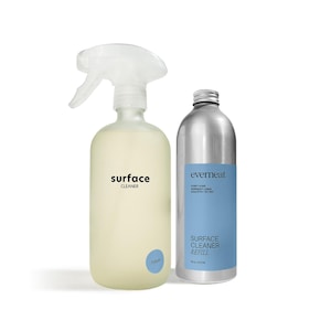 Surface Cleaner (Glass Bottle) + Concentrate 100% Natural (Refill Bag)  | Cleaning Studio