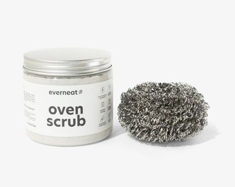 Oven Scrub Cleaner: 100% Natural - Eco-Friendly Cleaner | Natural Products (Plastic Jar)