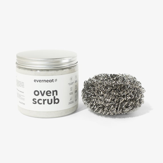 Oven Scrub Cleaner: 100% Natural Eco-friendly Cleaner Natural Products  plastic Jar 