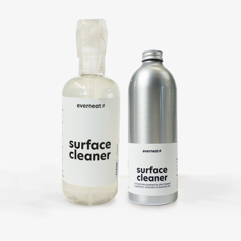 Surface Cleaner Refill Bag Plastic Bottle Concentrate Non-Toxic Natural Cleaner Everneat image 3