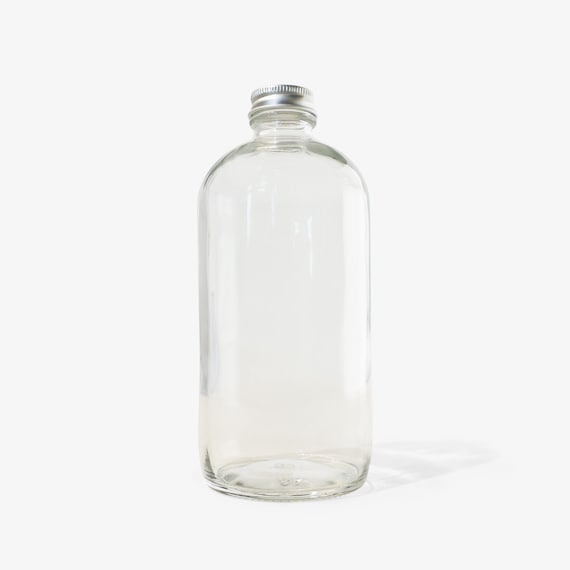 Glass Bottles: Zero-waste Reusable Flint Glass Bottle With Aluminum Lid  Everneat 