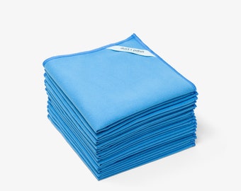 Microfiber Cleaning Cloth: Eco-Friendly Microfiber Cloth Reusable Dust + Polish  (Bulk Pack)  | Zero Waste