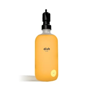 Ultra-Concentrated Dish Soap (Glass Bottle): Natural Dish Wash powered with Enzymes + Vitamin E | Eco-Friendly Cleaning