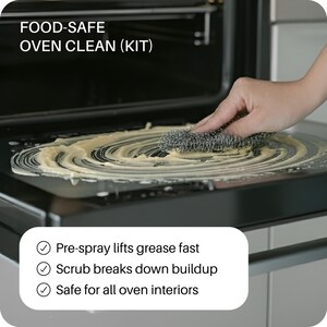 Oven Natural Cleaning Set: Non-toxic Products | Eco-friendly Cleaner | Everneat.co | Professional-grade | Grill & Cooktop (Plastic Jar Set) image 2