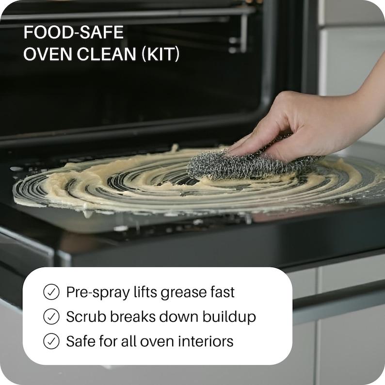 Oven Natural Cleaning Set: Non-toxic Products | Eco-friendly Cleaner | Everneat.co | Professional-grade | Grill & Cooktop (Plastic Jar Set) image 2