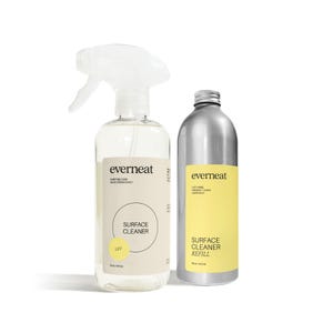 Surface Cleaner Refill Bag + Plastic Bottle - Concentrate Non-Toxic Natural Cleaner | Everneat