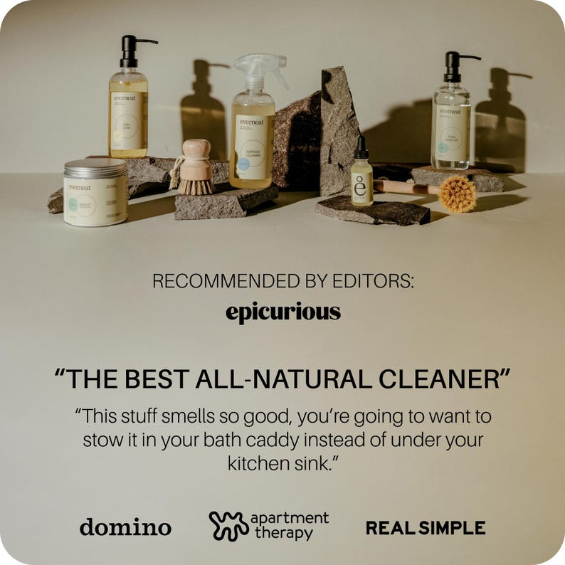 Oven Natural Cleaning Set: Non-toxic Products | Eco-friendly Cleaner | Everneat.co | Professional-grade | Grill & Cooktop (Plastic Jar Set) image 9