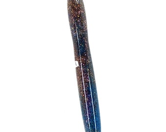 Stylo de peinture diamant fait main en résine (D656) or bleu marron (sans pointes)