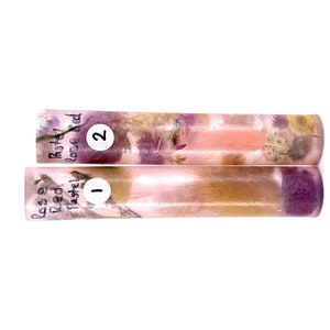 Handmade Dried Flower & Resin Pen Blank (Pastel)