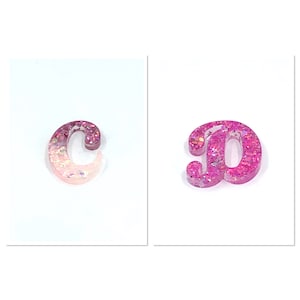 Capa de pintura de diamante Minders Letras do alfabeto personalizadas holográficas
