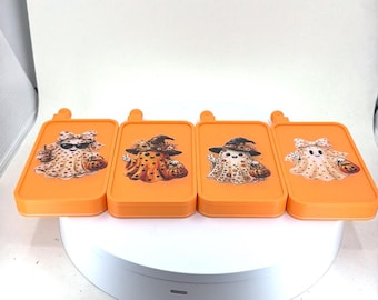 Halloween Diamond Painting Drill Trays – 3D Printed with UV‑Printed Ghost Lids