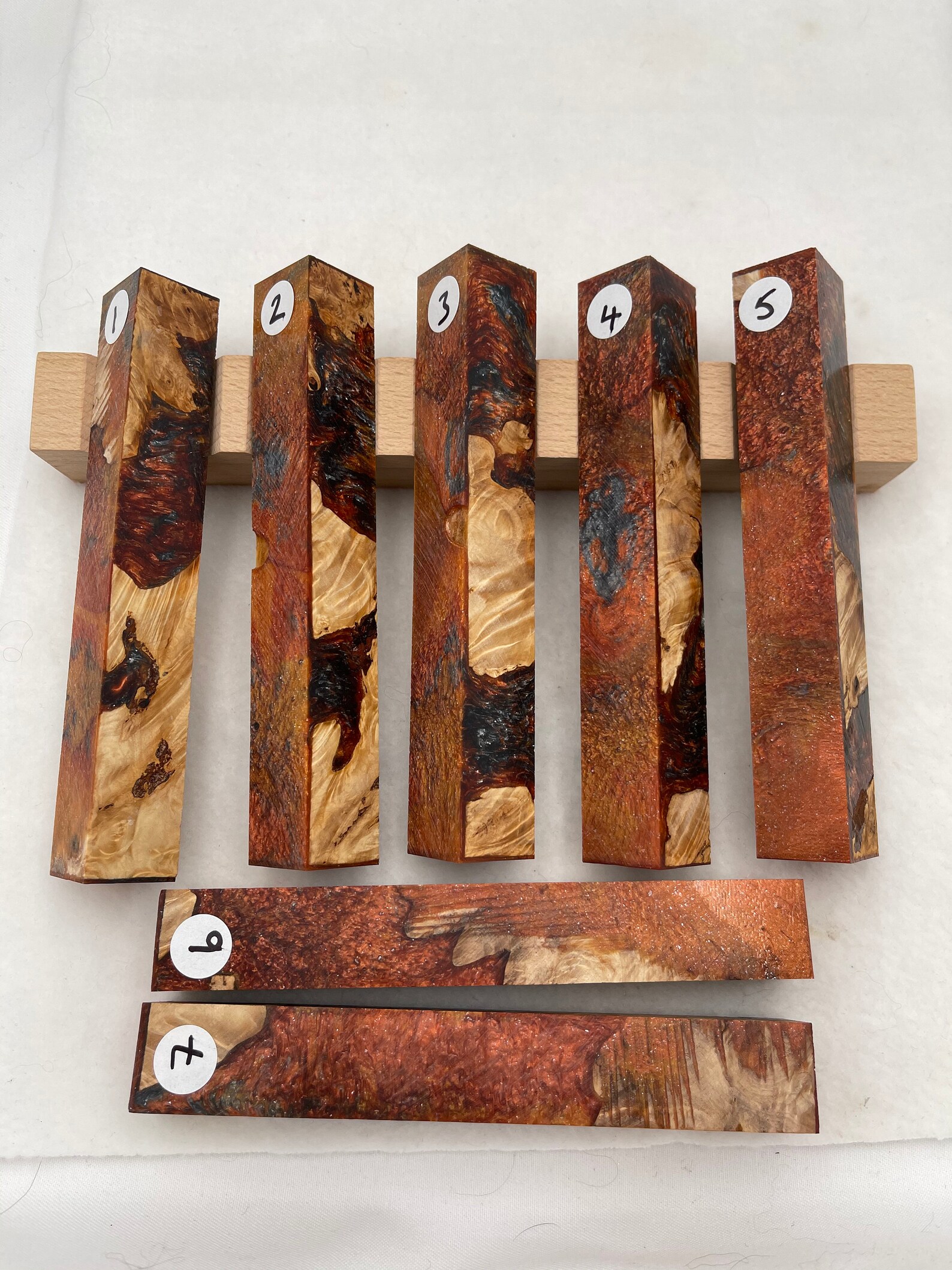 Stabilised Horse Chestnut & Resin Pen Blanks 030 Etsy