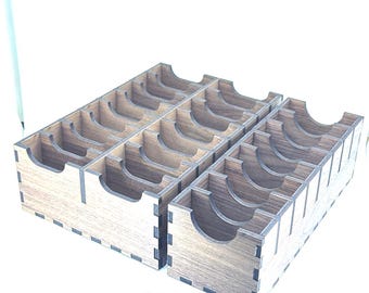 Diamond Painting Organiser | Drill & Baggy Holder | Wooden Craft Storage | Single or Double