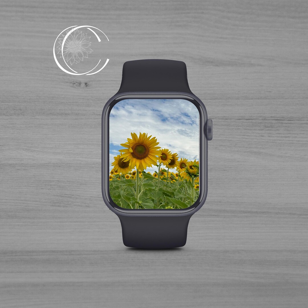Sunflower Apple Watch Wallpaper Sunflower Watch Face Floral Apple Watch ...