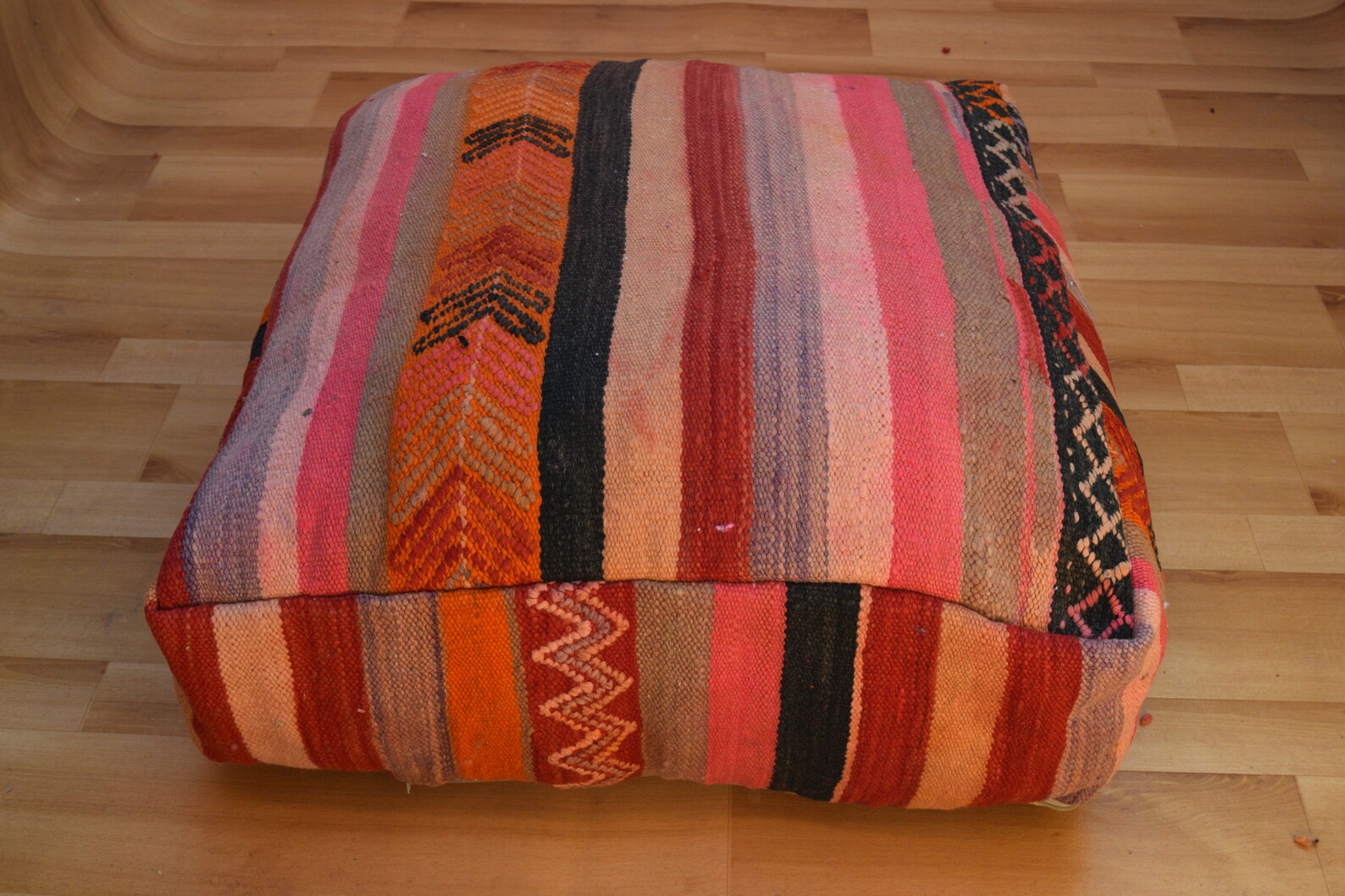 BEST OFFER 20 Off Kilim pouf Handmade Square cover Etsy
