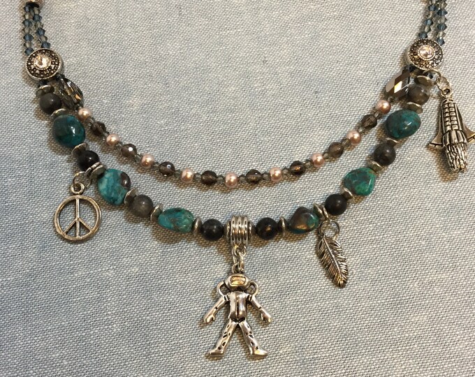 Texas Hippie Chick in African Turquoise