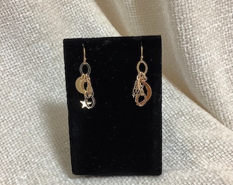 Moon and Star earrings