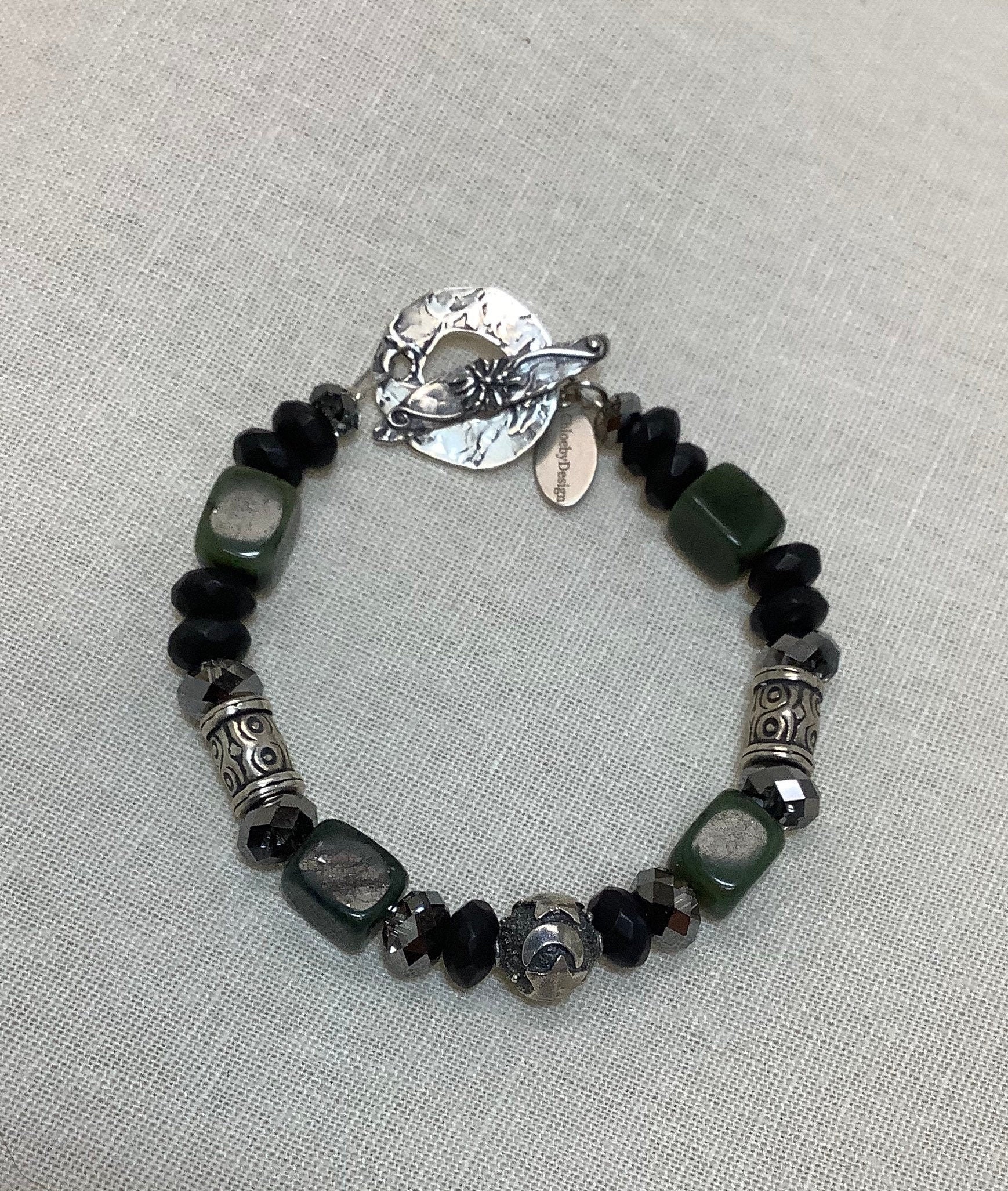 Jade and Onyx bracelet