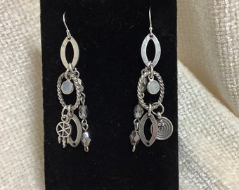 Hippie Chick earrings with Moonstone