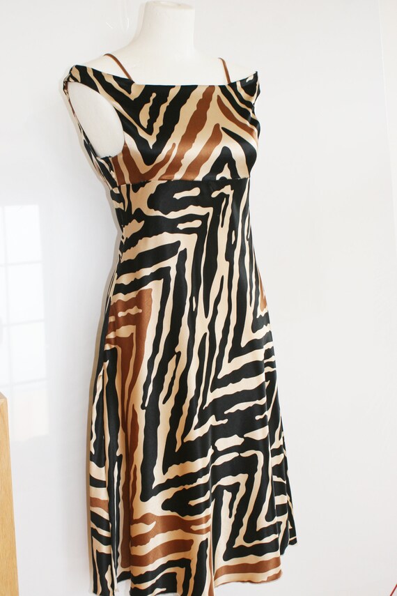Italian vintage women dress, Rocco Barocco brand,