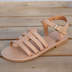 lederne Damen Sandalen