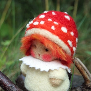 Toadstool Mushroom Child | Etsy